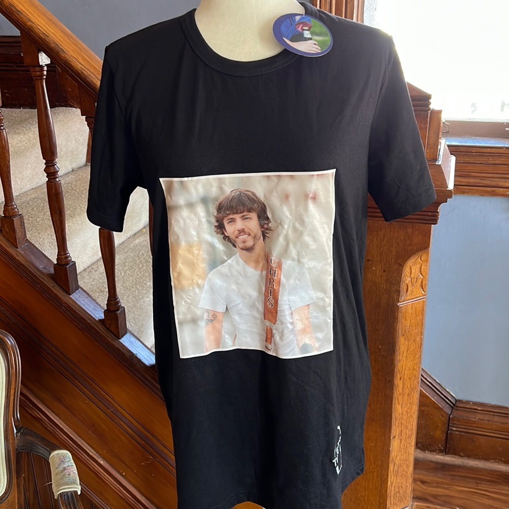 TwistyTee Black Image Teeshirt Sz M